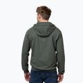 Pánska mikina Pitbull Nugget Small Logo Hooded Zip sage green 3