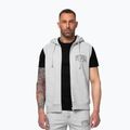 Pánska mikina Pitbull Badger Hooded Vest Zip grey/melange 5