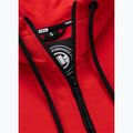 Dámska mikina Pitbull Explory Tape Hooded Zip fluo/red 9