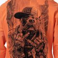 Pánska mikina Pitbull USA Crewneck Sweatshirt fluo orange 4