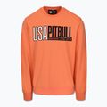 Pánska mikina Pitbull USA Crewneck Sweatshirt fluo orange 5