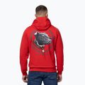 Pánska mikina Pitbull Strenght & Respect Sweatshirt Hooded red 3