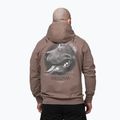 Pánska mikina Pitbull Midnight Sweatshirt Hooded brown savana 3