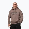 Pánska mikina Pitbull Midnight Sweatshirt Hooded brown savana 4