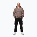 Pánska mikina Pitbull Midnight Sweatshirt Hooded brown savana 5