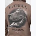 Pánska mikina Pitbull Midnight Sweatshirt Hooded brown savana 6