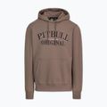 Pánska mikina Pitbull Midnight Sweatshirt Hooded brown savana 7