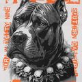 Pánska mikina Pitbull Blacky Sweatshirt Zip Hooded off white 9