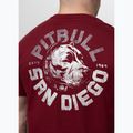 Pánske tričko Pitbull Dog SD burgundy 3
