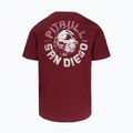 Pánske tričko Pitbull Dog SD burgundy 5