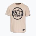 Pánske tričko Pitbull Palms ultra light sand logo 4