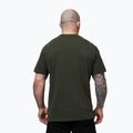 Pánske tričko Pitbull USA CAL Big Logo old green 3