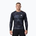 Pánsky rashguard s dlhým rukávom Pitbull World Rashguard black