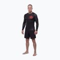 Pánsky rashguard s dlhým rukávom Pitbull Ray Rashguard fluo/red 2