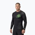 Pánsky rashguard s dlhým rukávom Pitbull Ray Rashguard fluo green