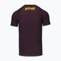 Pánske tričko Pitbull Rashguard Logo Palms brown 4