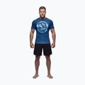 Pánske tričko Pitbull Rashguard Logo Palms blue 2