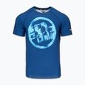 Pánske tričko Pitbull Rashguard Logo Palms blue 3