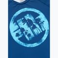 Pánske tričko Pitbull Rashguard Logo Palms blue 6