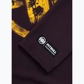 Pánsky rashguard s dlhým rukávom Pitbull Rashguard Logo Palms brown 8