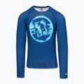 Pánsky rashguard s dlhým rukávom Pitbull Rashguard Logo Palms blue 3