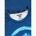 Pánsky rashguard s dlhým rukávom Pitbull Rashguard Logo Palms blue 5