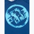 Pánsky rashguard s dlhým rukávom Pitbull Rashguard Logo Palms blue 6
