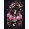 Dámske tričko Pitbull Santa Muerte black/pink 11