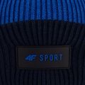 Detská zimná čiapka 4F tmavomodrá a čierna HJZ22-JCAM004 4