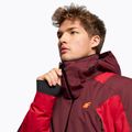 Pánska lyžiarska bunda 4F burgundy-red H4Z21-KUMN015 6
