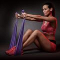 Posilňovacia guma Body Sculpture Bb 102Nc pink/purple/blue 5