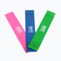 Posilňovacia guma Body Sculpture Bb 103 pink/green/blue 3