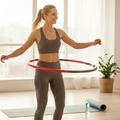 Obruč Hula hoop s masážnymi výstupkami Body Sculpture Bb 6412 grey/red 7
