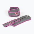 Závažia na zápästia Body Sculpture Bb 2700Uepk 2 x 0,5 kg grey/pink