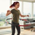 Obruč Hula hoop so závažím Body Sculpture Bb 6450 2 Kg black/red 9