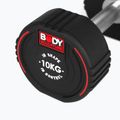 Gumovaná činka Body Sculpture TPU BW 133 10 kg black 5