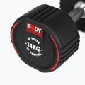 Gumovaná činka Body Sculpture TPU BW 133 14 kg black 5