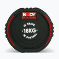 Gumovaná činka Body Sculpture TPU BW 133 16 kg black 4