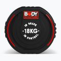 Gumovaná činka Body Sculpture TPU BW 133 18 kg black 4