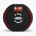 Gumovaná činka Body Sculpture TPU BW 133 4 kg black 4