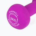 Gumovaná činka Body Sculpture BW 513 z PVC 2 kg purple 5