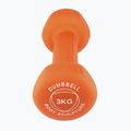Gumovaná činka Body Sculpture BW 513 z PVC 3 kg orange 3