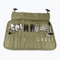 Súprava príborov OFFLANDER Camping Cutlery Set with Case green