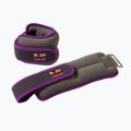 Závažia na zápästia Body Sculpture Bb 2700U 2 x 0,5 kg grey/purple