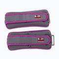 Závažia na zápästia Body Sculpture Bb 2700U 2 x 0,5 kg grey/purple 2