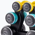 Sada činiek s stojanom Body Sculpture Smart Bw 108Dt 24 kg yellow/blue/black 2