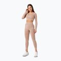 Dámske tréningové legíny Carpatree Yasmine Seamless beige stone wash 2