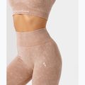 Dámske tréningové legíny Carpatree Yasmine Seamless beige stone wash 5