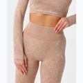 Dámske tréningové legíny Carpatree Yasmine Seamless beige stone wash 6
