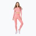 Dámsky tréningový top s dlhým rukávom MITARE Push Up Max Crop Top pink K084 2